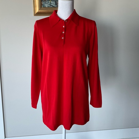 Cashmere gorgeous bright colored sweater or top - Picture 1 of 6